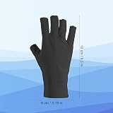 TOYMIS Anti UV Gloves Gel Nail Lamp Half Finger Protection for Manicure Salon view 2