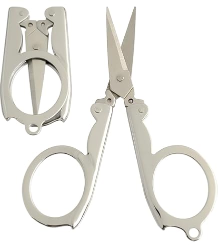 Yueton Lot De 4 Ciseaux De Sécurité Pliables Avec Manche En