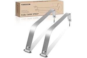 A-Premium Fuel Tank Straps W/ 2PCS Compatible with Jeep Wrangler [YJ Series] 1987 1988 1989 1990 1991 1992 1993 1994 1995 [OHV, 6Cyl 2.5L 4.0L 4.2L]