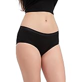 MERIGREENY Women's 100% Merino Wool Briefs, Odor-resistant Wool Hipster Panties, Breathable Athletic Underwear for Ladies