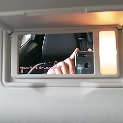 3 x You Are Enough Rearview Mirror Decal, Vanity