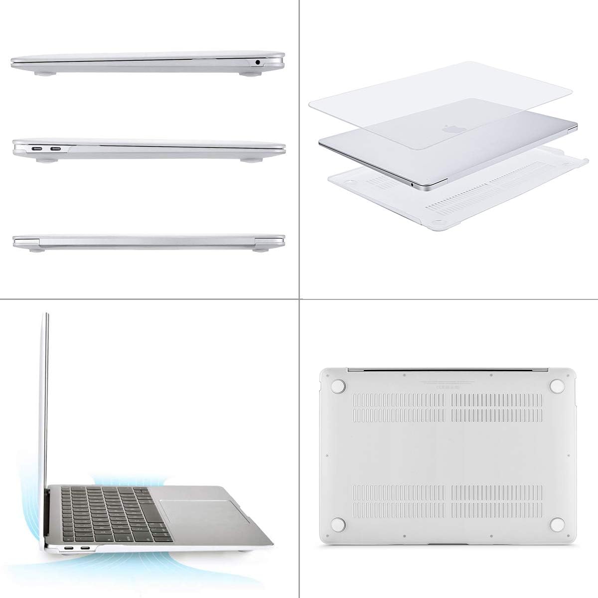 MOSISO MacBook Air 13 inch Case 2020 2019 2018 Release A2179 A1932 with