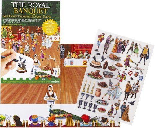 The Royal Banquet - Rub Down Transfers Banquet Scene