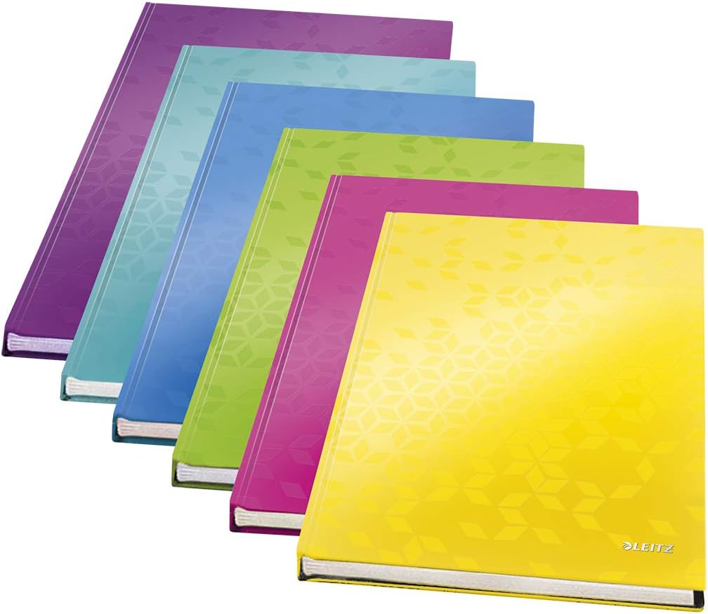 Leitz WOW Notebook A5 Squared, Hardcover, 160 Pages, 80 Sheets of FSC-Certified Paper (80 g/m²), Laminated Cover - Image 4