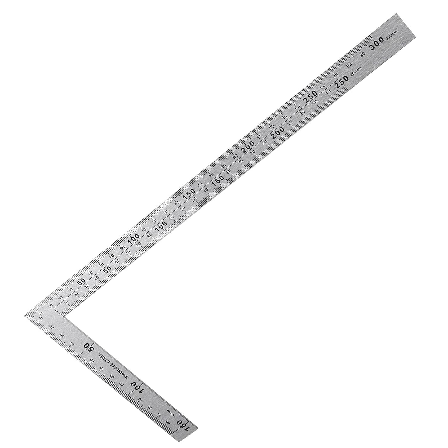 Istloho Angle Ruler, Metal Measuring Tool, 150 x 300 mm