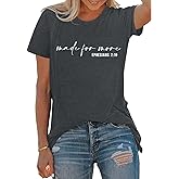 BLACKOO Women Graphic Tees Made for More Summer Tshirts