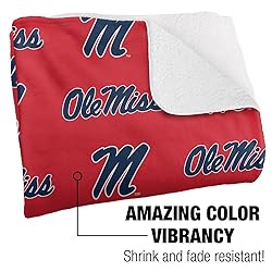 LOGOVISION University of Mississippi Blanket, 60x80