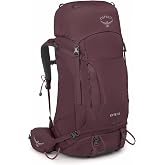 Osprey Kyte 58L Women's Backpacking Backpack with Hipbelt, Purple WM-L | hiking pack, camping gear, overnight trail pack, Purple color, WM-L size