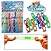 Toy Cubby Sticky Stretchy Party Favor Colorful Slingshot Flying Frogs, 24 pcs, 3.5 Inches Frog