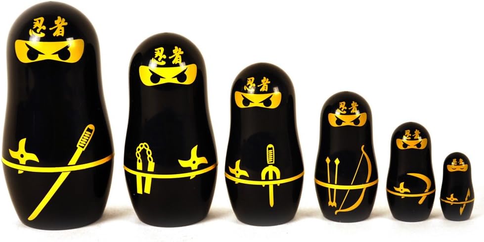 ninja nesting dolls