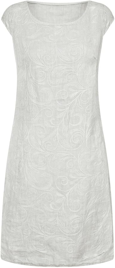 grey linen dress uk