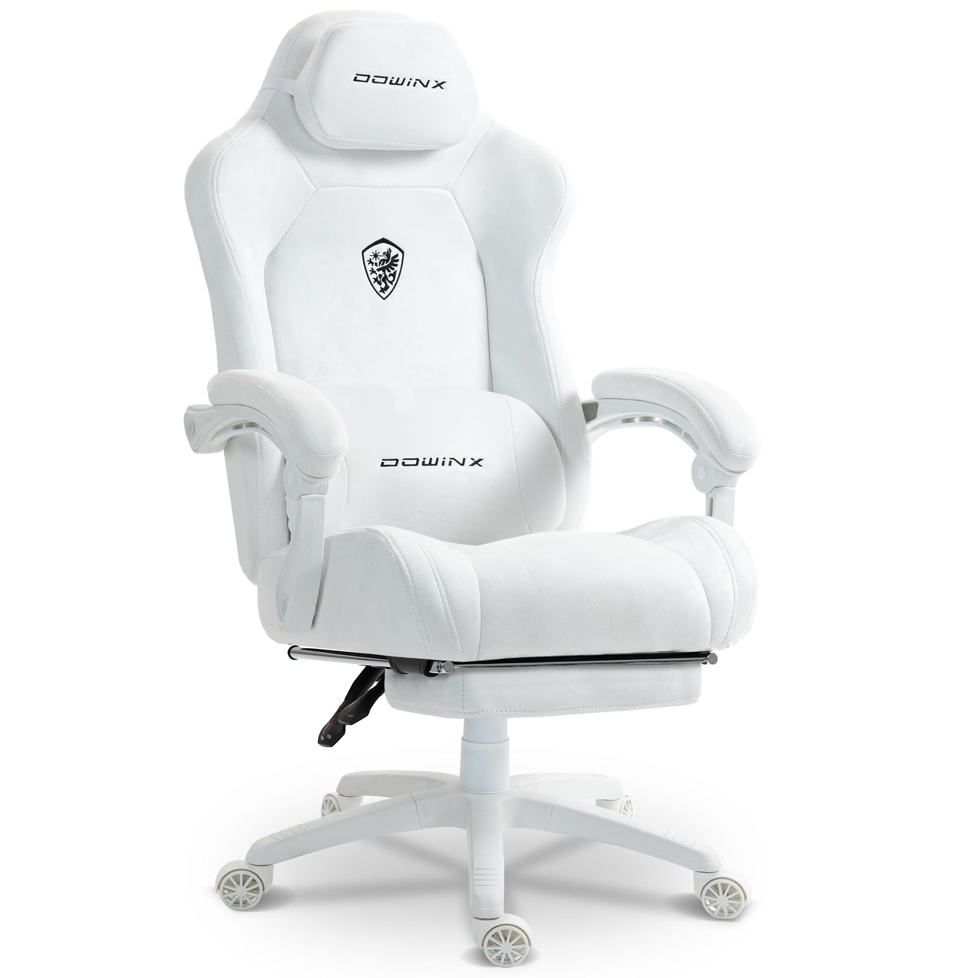 Dowinx Big and Tall Gaming Chair, Suede Fabric Game