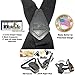 Holdup Airport Friendly/No Buzz Suspenders for Men (Black 2