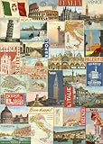 Cavallini & Co. Italy Postcards Decorative Decoupage Poster Wrapping Paper Sheet