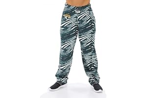 Zubaz NFL Men's Classic Zebra Print Team Logo Pants, Team Variation