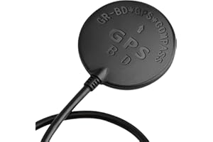 Deegoo-FPV GPS Compass Module+ NEO-M8N+ GPS BDS Module Precision APM Drone Control, GPS Receiver FPV Flight Control Pixhawk Navigation Module for APM PIX PX4, Compatible with APM Port I2C MWC