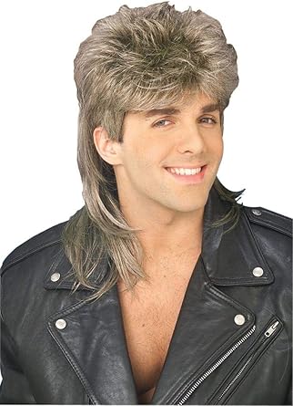 blonde mullet wig