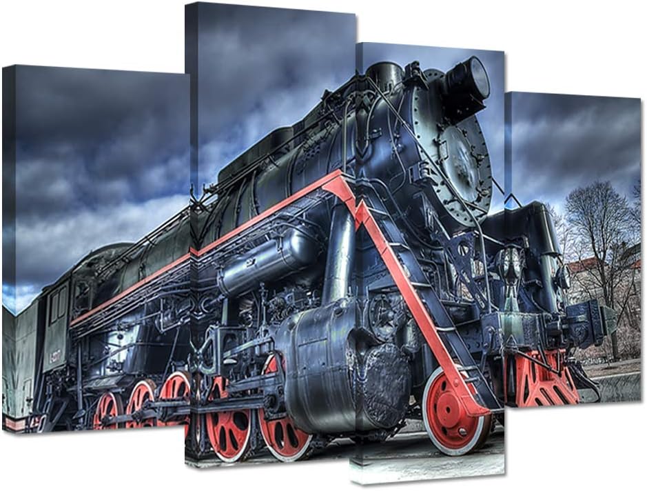 Best living room pictures for wall modern trains