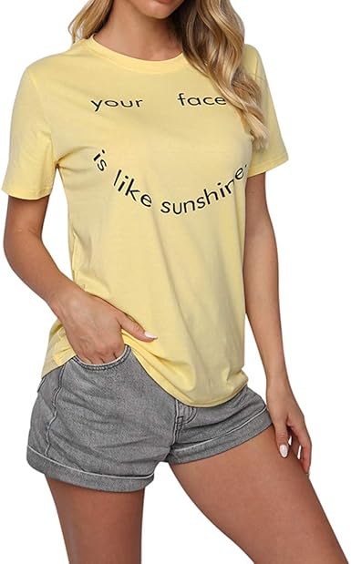 short sleeved yellow tunic