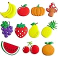 Waterproof PVC Refrigerator Magnet Stickers - Cut Fruit Design Strong Hold for Photos Notes & Decorations