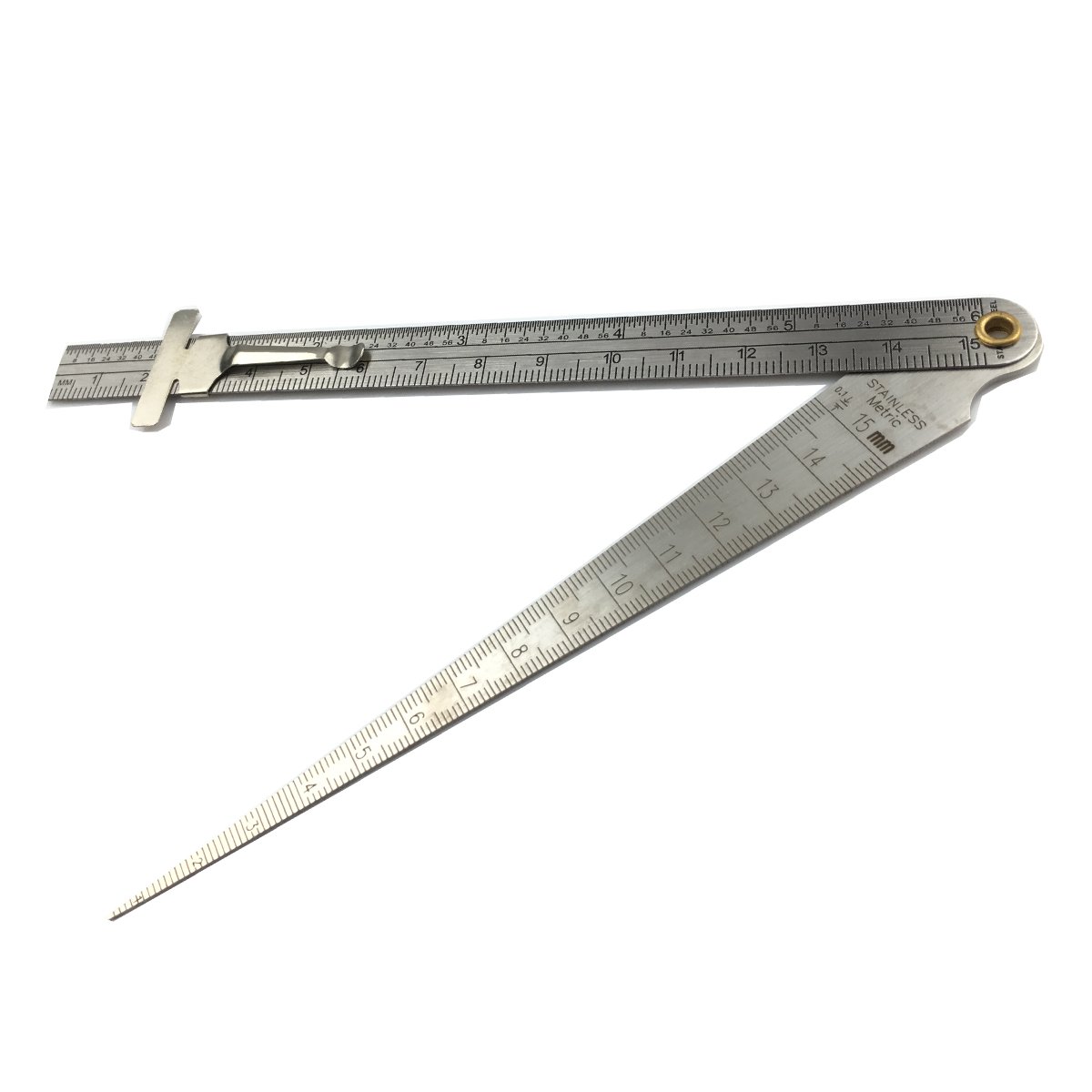 B.W.P Welding Taper Gauge Gage Set Depth Ruler Hole Inspection