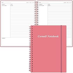 A4 Cornell Notes Notebook - 8.5" x 11" College