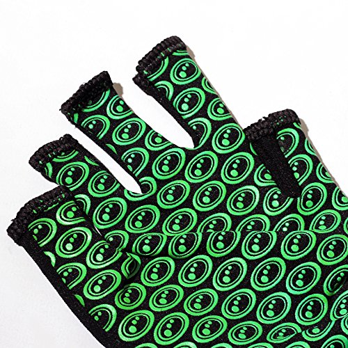 Optimum Unisex Junior Original Skit Mits Rugby Gloves, Black/Green, Small - Thumbnail 5