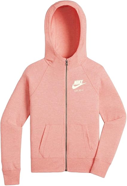 white nike full zip hoodie