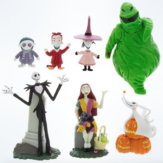 Disney Tim Burton's Nightmare Before Christmas Figurine Figure Set
