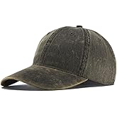 The Vintage Year Heavy Washed Wax Coated Adjustable Low Profile Men Women Baseball Cap