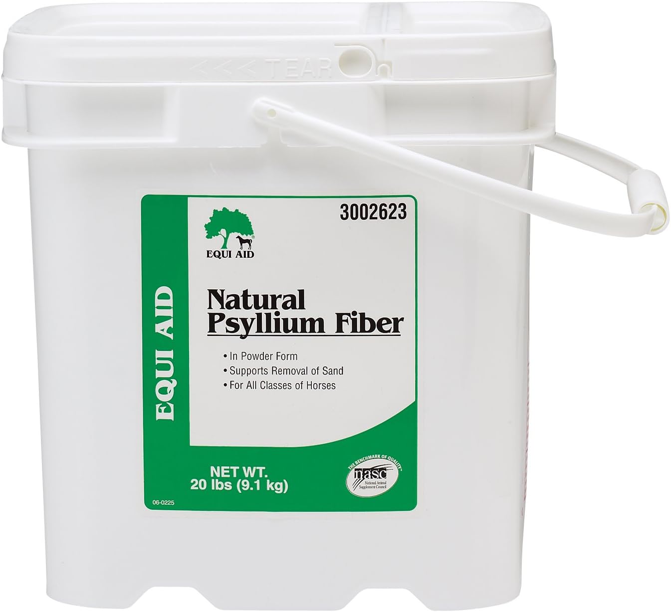 Farnam Equi Aid Natural Psyllium Fiber Powder, 20-Pound : Horse Nutritional Supplements And Remedies : Pet Supplies