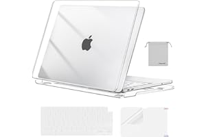 MOSISO Compatible with MacBook Neo Case 13 inch 2026 Release Model A3404 with A18 Pro Chip, 4 in 1 Kit Precision Fit Crack & Scratch Resistant Protective Hard Shell Case Cover, Crystal Clear