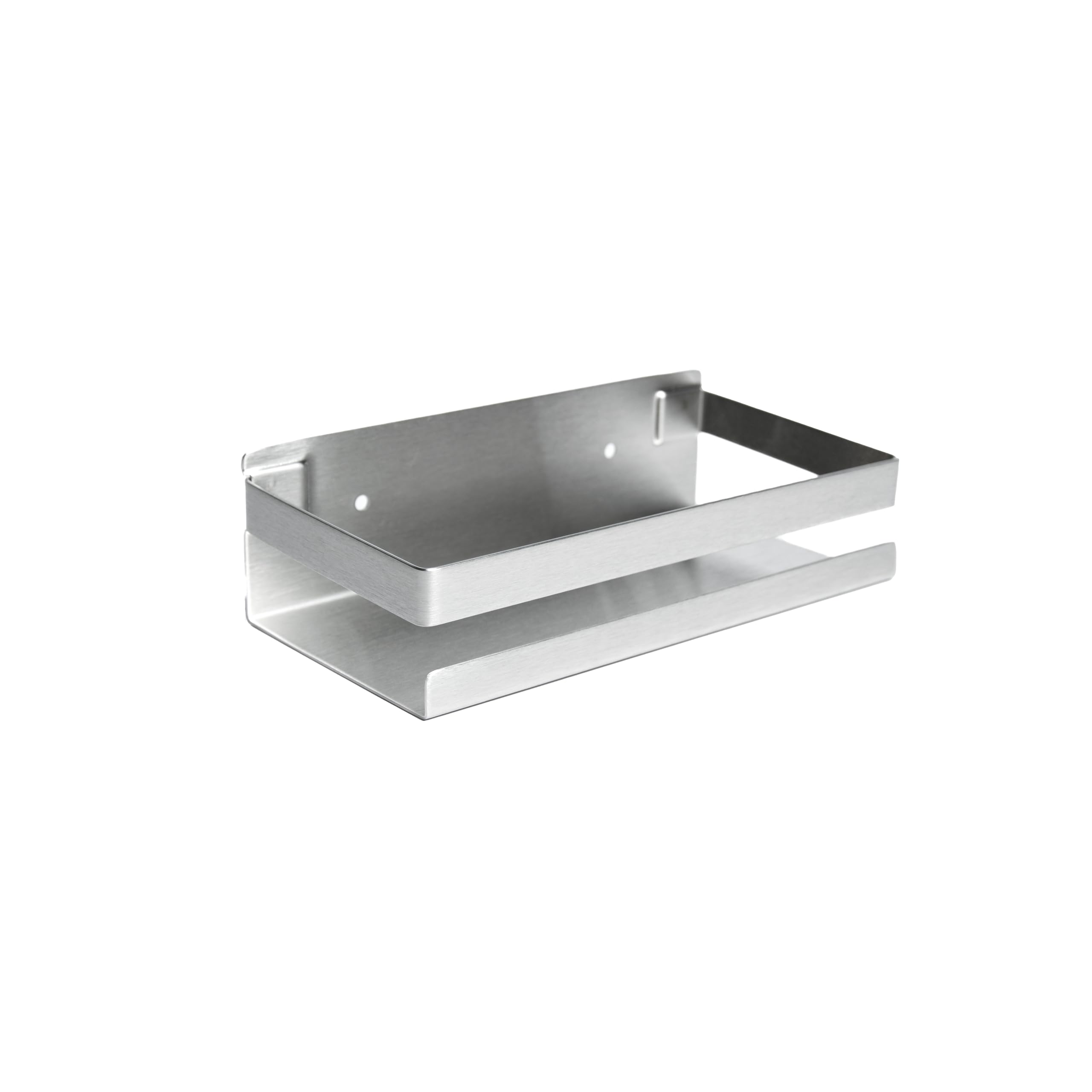 DOESS Shower Basket - Bathroom Shelf - Caddy- Shower Rack- Shampoo Shelf- Rectangular Shower Basket - Bathroom Organizer (Silver, 20 CM)