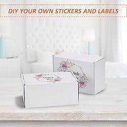HORLIMER 9x6x4 Shipping Boxes Set of 30, White