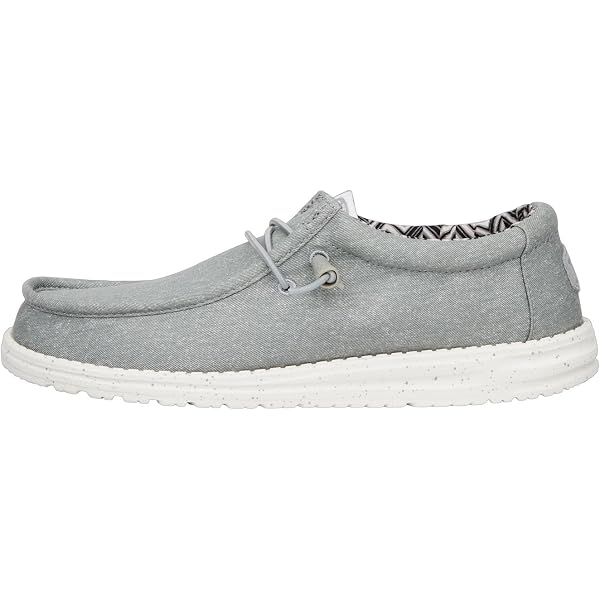 Hey Dude Wally Sox Aegean Mens Size 10 Slip On Loafers Gray HEYDUDE Wally Stretch Sox Loafers for Men | Bass Pro Shops main image 4