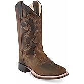 Old West Boots Boy's Musky (Toddler/Little Kid) Brown 1 Little Kid M