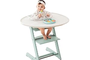 MITCHENIFY Food Catcher Fit for Stokke Tripp Trapp High Chair, Waterproof Long Sleeve Eating Bib, Baby Feeding Essentials, Accessories for Highchair