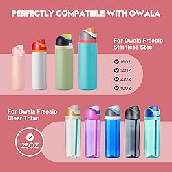 Ruzkq Replacement Lid for Owala Freesip, Compatible