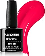 Kanorine Gel Nail Polish Red Colour Soak Off UV LED 10ml A11 view 9