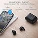 Wireless Earbuds, Bluetooth Earbuds Bluetooth 5.0 True Wireless Sport Mini Headphones Touch Control 28H Playtime Hi-Fi Stero Bass Sound Noise Cancelling Headsets, Built-in Mic (Black)
