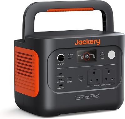 Jackery Explorer 1000 v2 Portable Power Station 1070Wh 1500W AC 100W USB-C