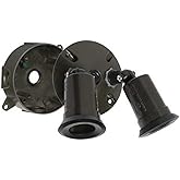 Hubbell LT233Z Bell Traditional Outdoor Flood Light Kit, Bronze