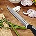 Carving Knife -8 Inch Stainless Steel Blade Slices Cleanly- Non Slip Ergonomic Handle - No-Stain Stainless Steel - Ultimate Meat Cutting Knife - Perfect for Slicing Ham, Turkey, Chicken, Brisket, Bee