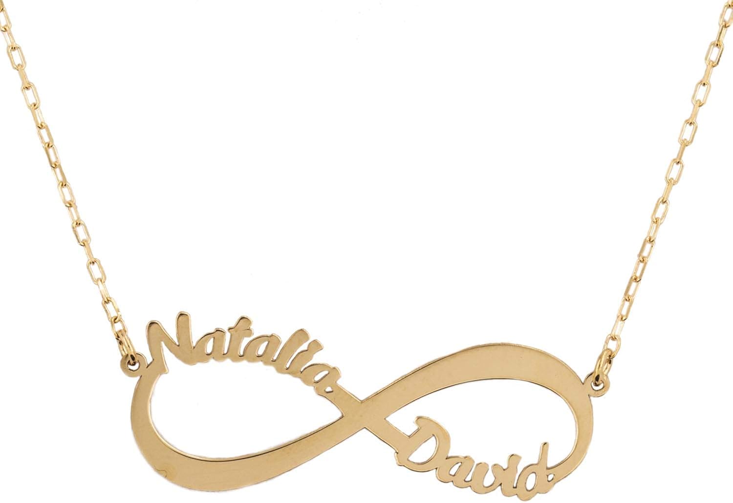 Collana in argento con infinito personalizzabile - Mi Racconto Gioielli