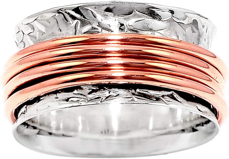 Desiregem Anti Anxiety and Worry Less Spinner Ring Spinning Size DGR1024 (8)
