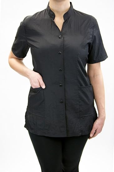 Amazon Com Anna Jacket High Fashion Hair Stylist Nylon Uniform
