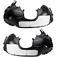 TRQ Inner Fender Liner Set Compatible with 2012-2018 Ford Focus FO1248150 FO1249150
