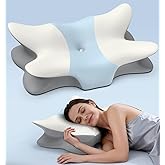 Cervical Pillow for Neck and Shoulder Pain Relief - Ergonomic Neck Pillow for Sleeping, Contour Memory Foam Pillows Side Sleeper Pillow for Neck Support, Bed Pillow for Side Back Stomach Sleepers