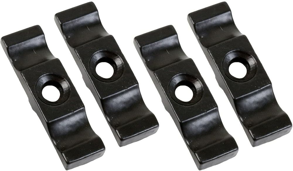 fiXte Antique Black Turn Button Thumb Catch Latch Pack of 4 for Gates Doors