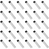 Bridgold 30pcs A3144 3144 Hall Effect Sensor for High-Temperature Operation,3Pins.